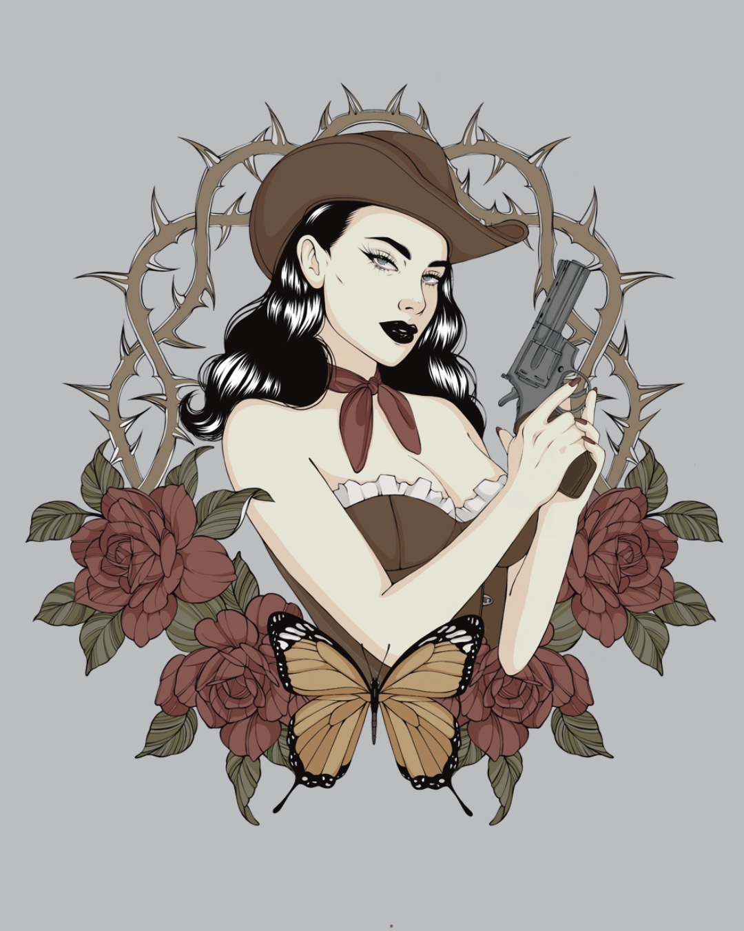 Illustration Cowgirl